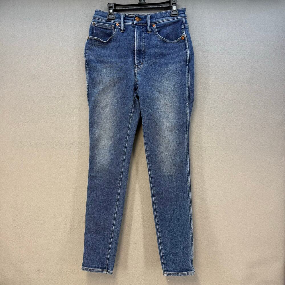 Madewell Jeans Women's 27 (4) Blue 10" High-Rise Skinny Preppy EUC